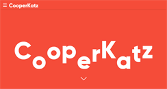 Desktop Screenshot of cooperkatz.com